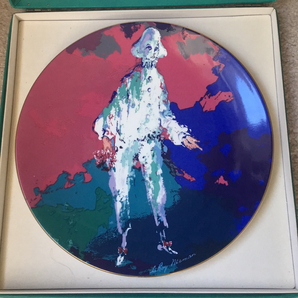 Leroy Neiman Royal Doulton Pierrot plate